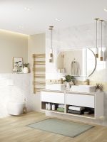 Керамическая плитка Cersanit Omnia белая настенная рельеф 20x44 см арт-OMG052D — фото 2, Керамическая плитка