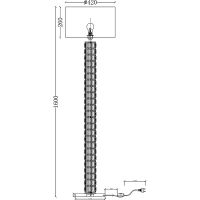 Товар: Торшер Maytoni Modern Talento Белый Прозрачный Хром арт-DIA008FL-01CH - фото 13 Торшер Maytoni Modern Talento Белый Прозрачный Хром арт-DIA008FL-01CH — фото 13, Торшеры