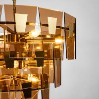 Люстра Artelamp Sophia Янтарная Полированная медь арт-A4066LM-11PB — фото 4, Люстры