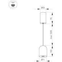 Подвесной светильник Arlight Elementa Белый арт-032774 — фото 6, Подвесные светильники