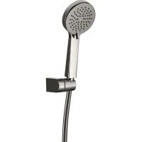 Душевой гарнитур Allen Brau Eclipse Никель брашированный арт-5.E1005-BN — фото 1, Душевые гарнитуры на держателе