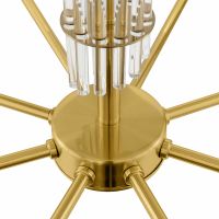 Люстра Maytoni Neoclassic Alloro Белая Латунь арт-MOD088PL-08BS — фото 3, Люстры