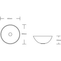 Товар: Раковина-чаша Ceruttispa 40 СТ9554 Белая арт-CR0007 - фото 5 Раковина-чаша Ceruttispa 40 СТ9554 Белая арт-CR0007 — фото 5, Раковины накладные