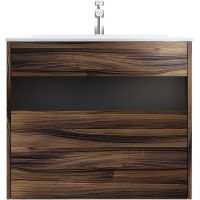 Тумба под раковину AM.PM Func 80 подвесная Дуб крафт арт-M8FFUX0801OF — фото 1, Тумбы под раковину