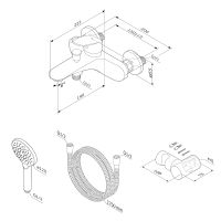 Смеситель для ванны AM.PM Like Хром арт-F8015000 — фото 12, Смеситель для ванны