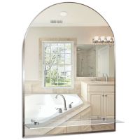 Зеркало Mixline Стиль Аркада-Люкс 49 с полкой с фацетом арт-525015 — фото 1, Зеркала в ванную комнату