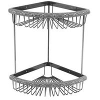 Товар: Угловая полка двойная ZorG SL Серебро арт-AZR U-4 SL - фото 1 Угловая полка двойная ZorG SL Серебро арт-AZR U-4 SL — фото 1, Полки для ванной и душа