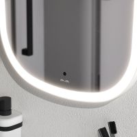 Зеркало AM.PM Func 45 с подсветкой с ИК-сенсорным выключателем арт-M8FMOX0451WGH — фото 4, Зеркала в ванную комнату