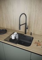 Товар: Кухонная мойка Paulmark Vello 53 Uni Черная матовая арт-VE53-MBN - фото 4 Кухонная мойка Paulmark Vello 53 Uni Черная матовая арт-VE53-MBN — фото 4, Кухонные мойки