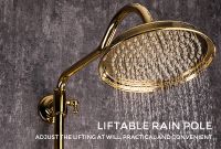 Душевая система Gappo G89-6 Золото арт-G2489-6 — фото 14, Душевые стойки