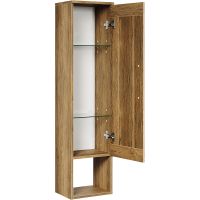 Шкаф пенал Aqwella Craft 30 подвесной Дуб балтийский арт-CRF0503DB — фото 2, Пеналы для ванной комнаты