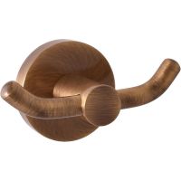 Двойной крючок Rav Slezak Colorado Бронза арт-COA0102SM — фото 1, Крючки для полотенец