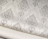 Обои Solo Vizantia Винил на флизелине (1,06*10) Белый/Серый, Дамаск арт-E603301 — фото 3, Обои для стен