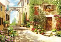 Фреска Ortograf Городской пейзаж 6626 Фактура бархат FX Флизелин (3,9*2,7) Разноцветный, Город/Пейзаж/Цветы арт-6626 (бархат FX) — фото 2, Фрески