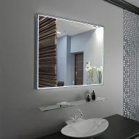 Зеркало Континент Sting 800х600 с подсветкой с сенсорным выключателем арт-ЗЛП511 — фото 2, Зеркала в ванную комнату