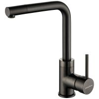 Смеситель для кухни Paulmark Honner Вороненая сталь арт-Ho212018-GM — фото 1, Смесители для кухни