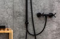 Душевая система Orange Mia Черная арт-M34-922b — фото 7, Душевые стойки