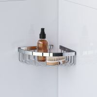 Полка корзина AM.PM Sense L угловая Хром арт-A7452100 — фото 5, Полки для ванной и душа