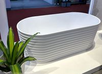 Ванна из искусственного камня Abber Stein 170x80 без гидромассажа арт-AS9650 — фото 8, Ванны из искусственного камня