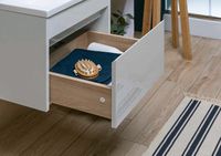 Тумба с раковиной Aquanet Токио 130 L подвесная Белая арт-239217 — фото 15, Тумбы с раковиной