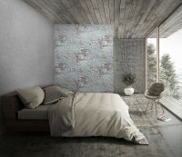 Обои Solo Loft Silver Винил на флизелине (1,06*10,05) Серый/Красный, Кирпич арт-168457-16 — фото 2, Обои для стен