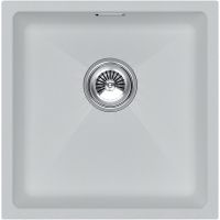 Кухонная мойка Paulmark Lumi 45 UNI Белая арт-LU45-WH — фото 1, Кухонные мойки