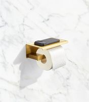 Держатель туалетной бумаги Milacio Ultra Брашированное золото арт-MCU.953.GD — фото 3, Держатели туалетной бумаги