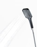 Товар: Ручной душ Orange Черный матовый арт-S14HSb - фото 4 Ручной душ Orange Черный матовый арт-S14HSb — фото 4, Лейки для душа