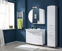 Тумба под раковину Aquanet Моника 105 Белая арт-186772 — фото 4, Тумбы под раковину