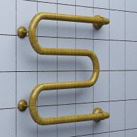 Водяной полотенцесушитель Ника Simple арт-М 50/60 бронза — фото 3, Водяные полотенцесушители