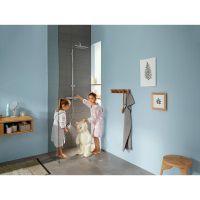 Душевая система Hansgrohe Croma E Showerpipe с термостатом Хром арт-27630000 — фото 5, Душевые стойки