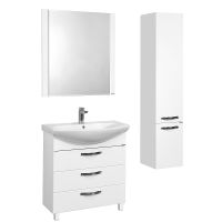 Тумба под раковину Aquaton Ария 80 Н Белая арт-1A141301AA010 — фото 4, Тумбы под раковину