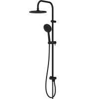 Душевая система Damixa Jupiter Черная матовая арт-977000300 — фото 1, Душевые стойки