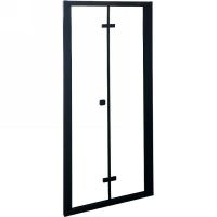 Душевая дверь Ceruttispa Bella 80 D81B профиль Черный стекло прозрачное арт-BELLA D81B — фото 12, Складные душевые двери