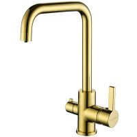 Смеситель для кухни Paulmark Logas Золото арт-Lo213021-G — фото 1, Смесители для кухни