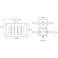 Мыльница Bemeta Beta Хром арт-132208082 — фото 2, Мыльницы