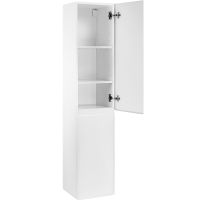 Шкаф пенал Veedi Prestige 35 подвесной Белый арт-PRS000P-R — фото 3, Пеналы для ванной комнаты