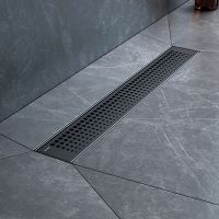 Душевой лоток AM.PM MasterFlow 50 с Черной матовой решеткой Cut Gradient арт-W01SC-P11-050-01BM — фото 5, Душевые лотки