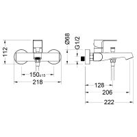 Товар: Комплект смесителей Aquatek Оберон Хром арт-AQ1230CR - фото 10 Комплект смесителей Aquatek Оберон Хром арт-AQ1230CR — фото 10, Готовые комплекты для ванной комнаты