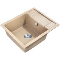 Кухонная мойка Milacio Navarra 60 Cuarzo Бежевая арт-MC.77074 — фото 1, Кухонные мойки
