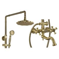 Душевая система ZorG Antic Бронза арт-A 7002DS-BR — фото 2, Душевые стойки