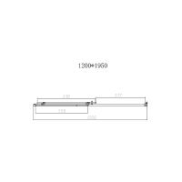 Душевая дверь Vincea Slim-N 120 профиль Хром стекло прозрачное арт-VDS-4SN120CL — фото 6, Раздвижные душевые двери
