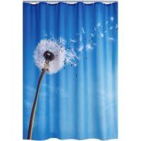 Штора для ванны Ridder Summer Day 180х200 Синяя цветная арт-42203000 — фото 1, Шторы для ванной