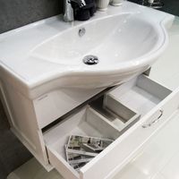 Товар: Раковина Sanita Luxe Classic Luxe 80 Белая арт-WB.FN/Classic/80-C/WHT.G/S1 - фото 3 Раковина Sanita Luxe Classic Luxe 80 Белая арт-WB.FN/Classic/80-C/WHT.G/S1 — фото 3, Раковины встраиваемые сверху