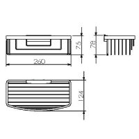 Мыльница Langberger Black Edition Черная матовая арт-72360T-BPC — фото 2, Мыльницы