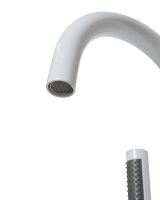 Смеситель для ванны Orange Steel Белый арт-M99-336w — фото 9, Смесители напольные