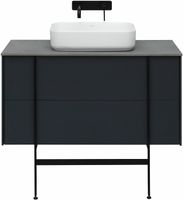 Тумба под раковину Allen Brau Reality 100 подвесная Антрацит матовый арт-1.32007.AM — фото 10, Тумбы под раковину