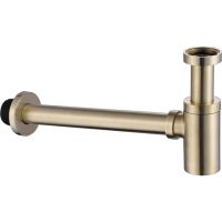 Сифон для раковины Abber Золото матовое арт-AF0030G — фото 1, Сифоны для раковины