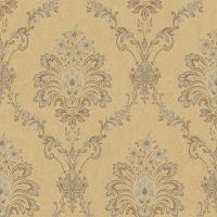 Обои Bernardo Bartalucci Gabriella Винил на флизелине (1,06*10,05) Бежевый, Дамаск арт-84138-4 — фото 1, Обои для стен