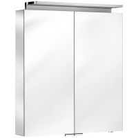Зеркальный шкаф Keuco Royal L1 80 13603 171301 с подсветкой Серебрянный арт-13603171301 — фото 1, Зеркальные шкафы в ванную